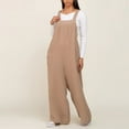 thumbnail image 5 of Clearance & Promo,Pregnant Women Pants,Pregnant Women Solid Color Casual Loose Comfortable Maternity Overalls,Relaxed and Trendy Overalls,Perfect for Maternity Comfort and Fashion, 5 of 8