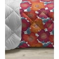 thumbnail image 3 of Botanical Down Alternative Comforter, Pastel Meadow Blossoms Revival Rose Buds Leaves Aster Garden Art, Microfiber Quilt for All Season, 5 Sizes, Blush Lime Green Mustard, by Ambesonne, 3 of 3