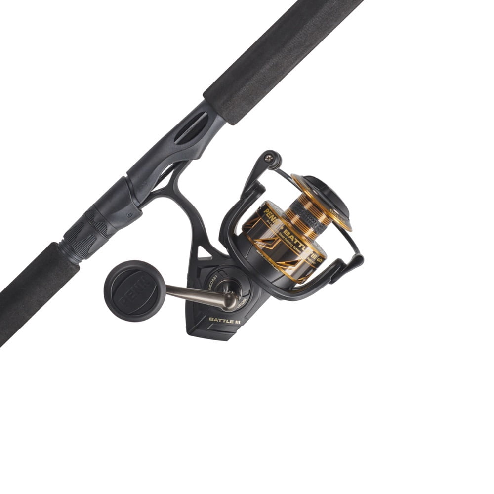 PENN 7’ Battle III Fishing Rod and Reel Spinning Combo