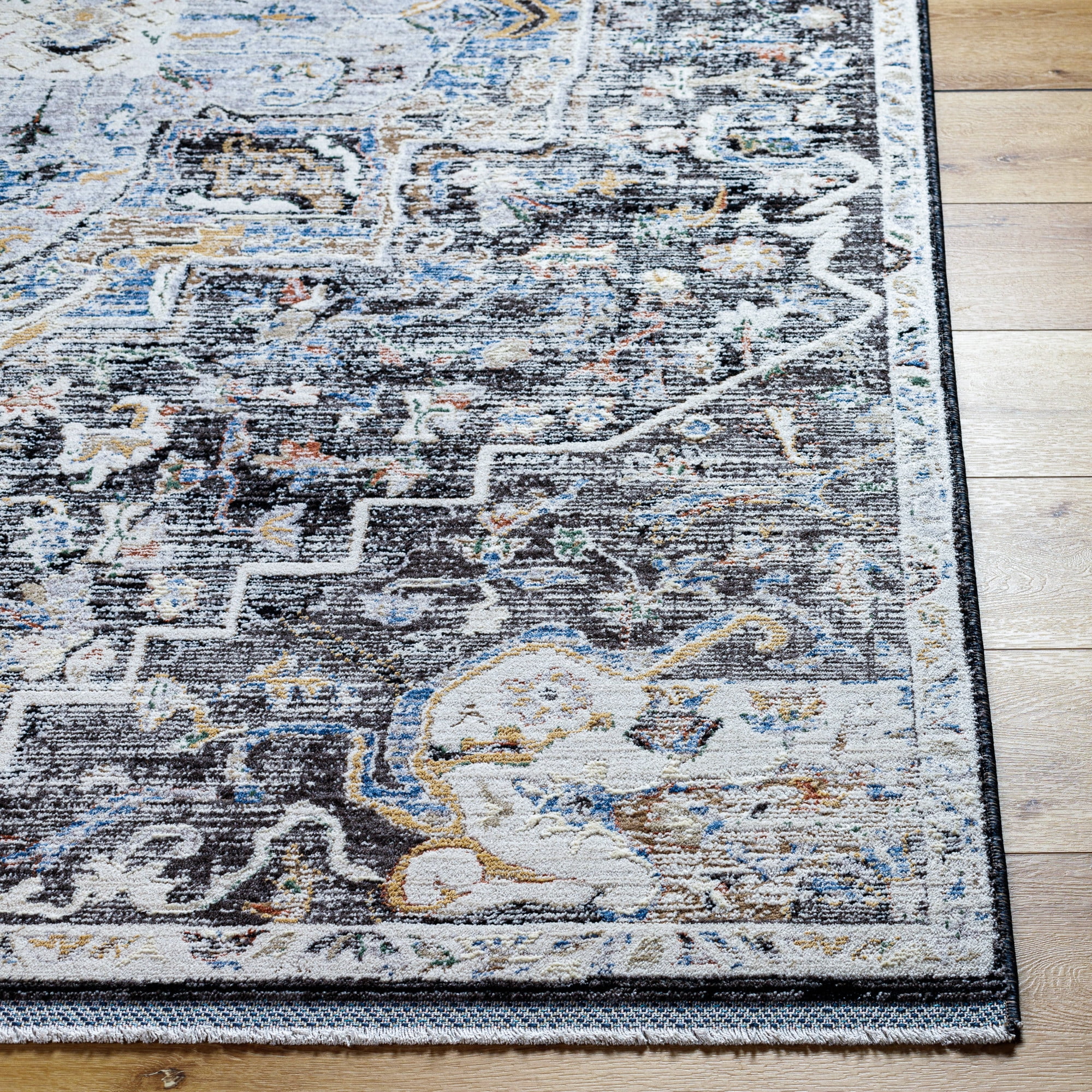 Artistic Wavers Rivaldo Area Rug, 7'10" x 10', Gray/Multi-color