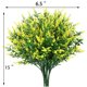 thumbnail image 2 of Lavanda artificial 5 ramas de plástico falso ramo de flores de simulación de boda, amarillo 8 piezas Speravity HA8797-02B, 2 of 6
