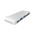 thumbnail image 1 of EeaseCA Type-C USB 3.0 5 in 1 Combo Hub Adapter Charging Data Sync Reader for (Silver), 1 of 6