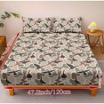 thumbnail image 4 of Pzuqiu Duck Camo Fitted Sheet and Pillowcase Set, Deep Pocket, 3 Piece,Breathable Wrinkle Resistant,Super King Size Elastic Deep Pocket Bedding Set, for Hunting Lodge Bedroom Decor, 4 of 7