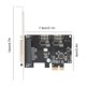 thumbnail image 2 of Adaptateur de carte d'imprimante LPT PCI-E DB25 pour port parallèle PCIE, 2 of 4