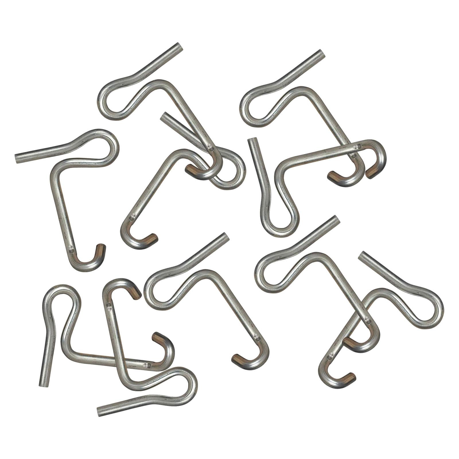 20pcs Fence Wire Tensioner Tool Stainless Steel Barb Wire Tension Repair Tool - Silver Tone
