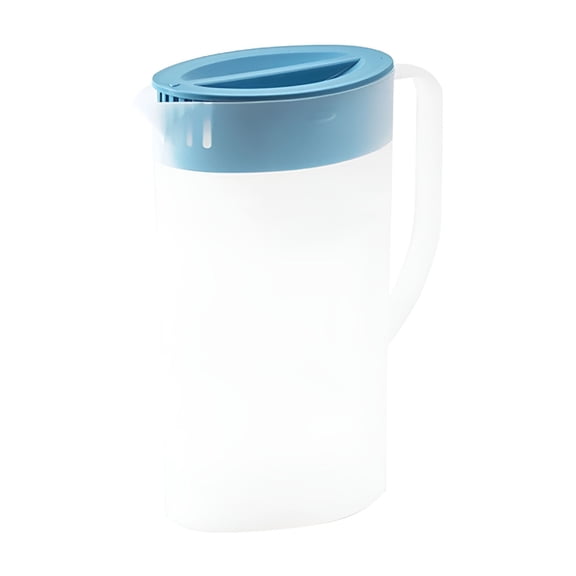 ACDANC Iced Tea Maker Pitcher with Lid-2 L Plastic Jar Pitcher Leak-proof Water Jug,Plastic Container for Tea,Water,Juice,Milk,Iced Coffee,and Drinks