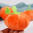 thumbnail image 2 of Dog Plush Toy Decorative Relieve Boredom Orange Sounding Pumpkin Mini Stuffed Doll for Home, 2 of 8