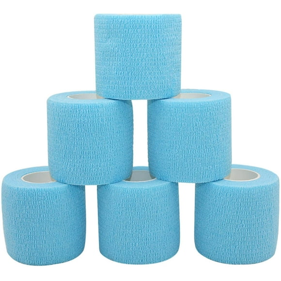 Self-adhesive bandage elastic bandage wrist bandage plaster roll Dog Bandages Animal Bandages 5 cm X 6 bands