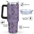 thumbnail image 3 of Happy Halloween 40 oz Coffee Tumbler with Handle Stainless Steel Travel Cups Decorative Cafe Tumblers for Home Office Supplies Camping Outdoor, 3 of 7