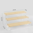 thumbnail image 5 of 1-5 Layers Wooden Ladder Rack Acrylic Multi-layer Ladder Display Rack, 5 of 11