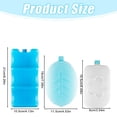 thumbnail image 3 of Ice Packs for Lunch Box - Reusable Thin Freezer Packs - Long-Lasting Cool Packs for Coolers, Keep Food Fresh and Cold in Lunch Boxes and breastmilk Bags, Blue, 3 of 9