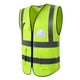 thumbnail image 5 of Chaleco reflectante de seguridad perfecl brillante con tiras reflectantes Amarillo Fluorescente XXL, 5 of 8