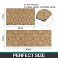 thumbnail image 7 of Brown Christmas Pattern Kitchen Rugs Sets Of 2,Anti Fatigue Kitchen Mat Rugs Non Slip Washable,Decorative Kitchen Floor Mats for Kitchen,Sink,Laundry,17"x30"+17"x47", 7 of 7