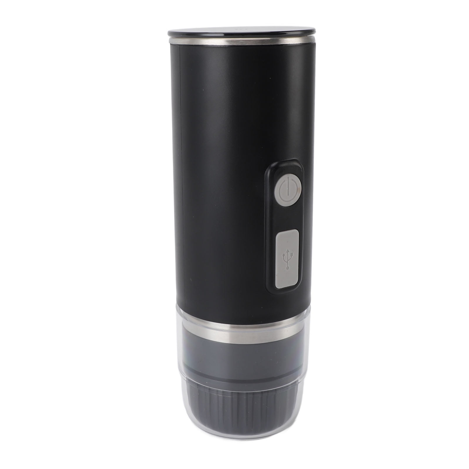 Portable Electric Coffee Maker, 15 Bar Pressure Heat Insulation ABS Rechargeable Car Coffee Maker  for Office