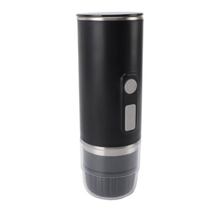 Portable Electric Coffee Maker, 15 Bar Pressure Heat Insulation ABS Rechargeable Car Coffee Maker  for Office