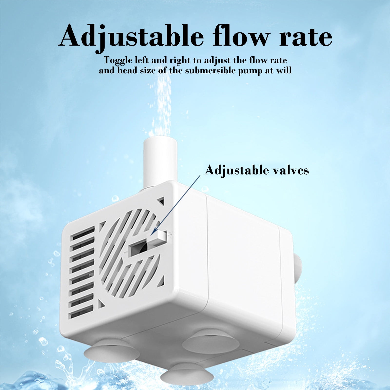 3 Set of 5V USB Mini Submersible Water Pump High Lift Submersible Pump With Water Pipe For Pet Fountains Aquarium Fish Tank Pond Fountains Hydroponics