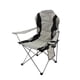 thumbnail image 3 of Silla de camping portátil con brazos y bolsillo lateral, resistente y plegable. Gris, 3 of 9