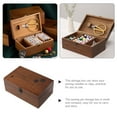 thumbnail image 3 of PEACNNG Wooden Sewing Kit Box Wood Sewing Needle Storage Case Wooden Sewing Pin Storage Box, 3 of 6