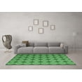 thumbnail image 3 of Ahgly Company Indoor Square Abstract Emerald Green Contemporary Area Rugs, 8' Square, 3 of 4
