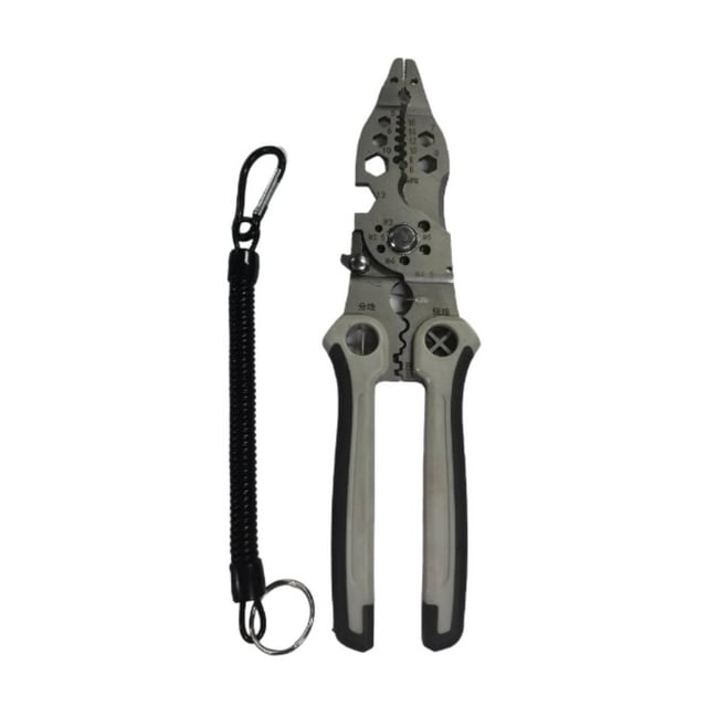 S SERENABLE Wire Stripper Tool Cable Cutting Tool Multipurpose Electrician Plier Portable Wiring Tool Wire Cutter Stripper Cable Stripper With Pull Cord
