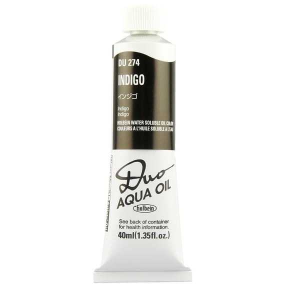 DUO Aqua Oil Color 40ml, Indigo