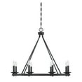 thumbnail image 2 of Middleton 8-Light Chandelier in Classic Bronze, 2 of 5