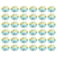 thumbnail image 1 of Uxcell 14mm Crystal Octagon Beads Chandelier Hanging Beads Multicolor 40 Pack, 1 of 6