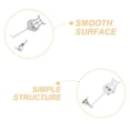 thumbnail image 3 of Dossier Musical Piccolo Lyre Support de Partition Musicale Pliant Accessoire Piccolo, 3 of 8