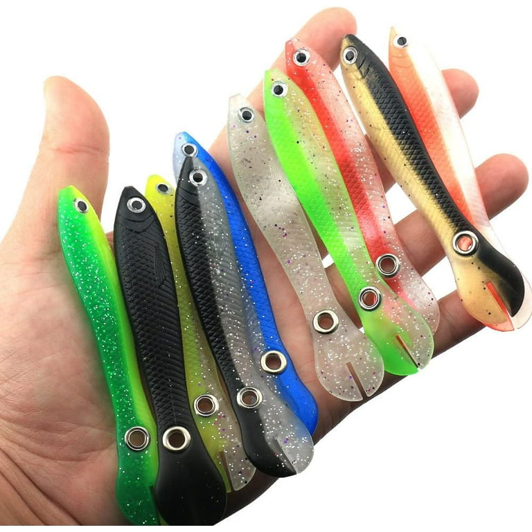 FOAUUH Soft Bionic Fishing Lure, Soft Plastic Fishing Lures, Bass