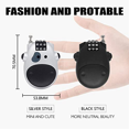 thumbnail image 4 of 2X Bike Lock Combination Lock Luggage Locks Bicycle Lock Cable Lock Locks for Luggage 30 Inch Wire Rope,Silver, 4 of 6