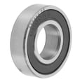 thumbnail image 1 of Rodamientos de bolas de ranura profunda Unique Bargains 6900VV P0 10x22x6mm Lubricados con doble sello de goma tono negro plateado para ruedas de scooter y patineta, 1 of 6