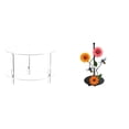 thumbnail image 1 of Mesa Auxiliar Acrílica Con Forma De Girasol Y Portarrollos De Papel. Mesita De Noche Compacta Para Sala De Estar, Baño Y Hogar. Fácil Montaje. Estante Vertical Antideslizante., 1 of 8