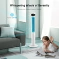 thumbnail image 5 of WAA 43-Inch Portable Floor Fan, 85°Oscillating, 12H Timer, Remote Control, Bladeless, 5 of 7