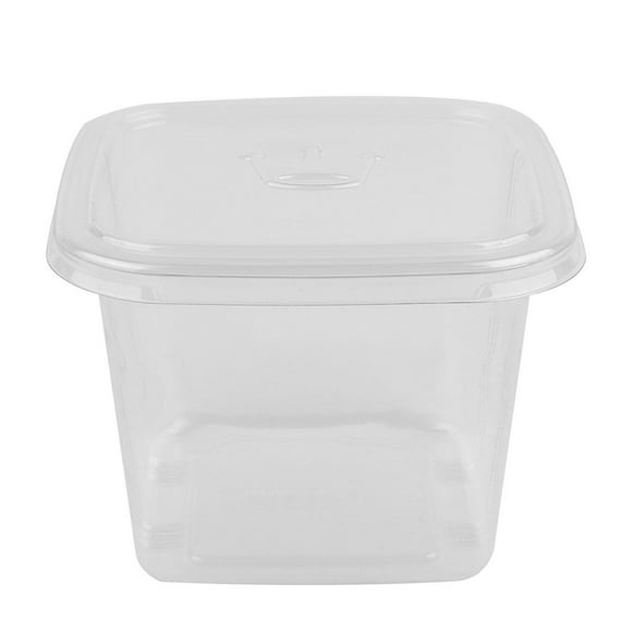 50pcs Transparent Cake Box Cake Container Box Dessert Storage Box with Lid