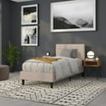 thumbnail image 4 of Flash Furniture Bedford Tufted Upholstered Twin Size Headboard in Beige Fabric, 4 of 7