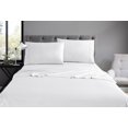 thumbnail image 2 of Swift Home Basic 4-Piece King Size Sheet Set, Ultra Soft, Deep Pocket, Easy Care Bedding Set, White, 2 of 7