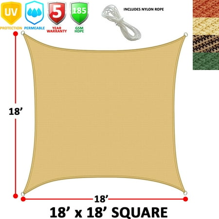 Freeport Park Solon 18  Square Shade Sail