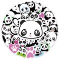 thumbnail image 5 of Paquete de 50 bonitas pegatinas de panda con dibujos de animales para niños y adolescentes, pegatinas de vinilo estético para botella de agua, portátil, monopatín, nevera, escritorio, bicicleta. JAMW Sencillez, 5 of 5