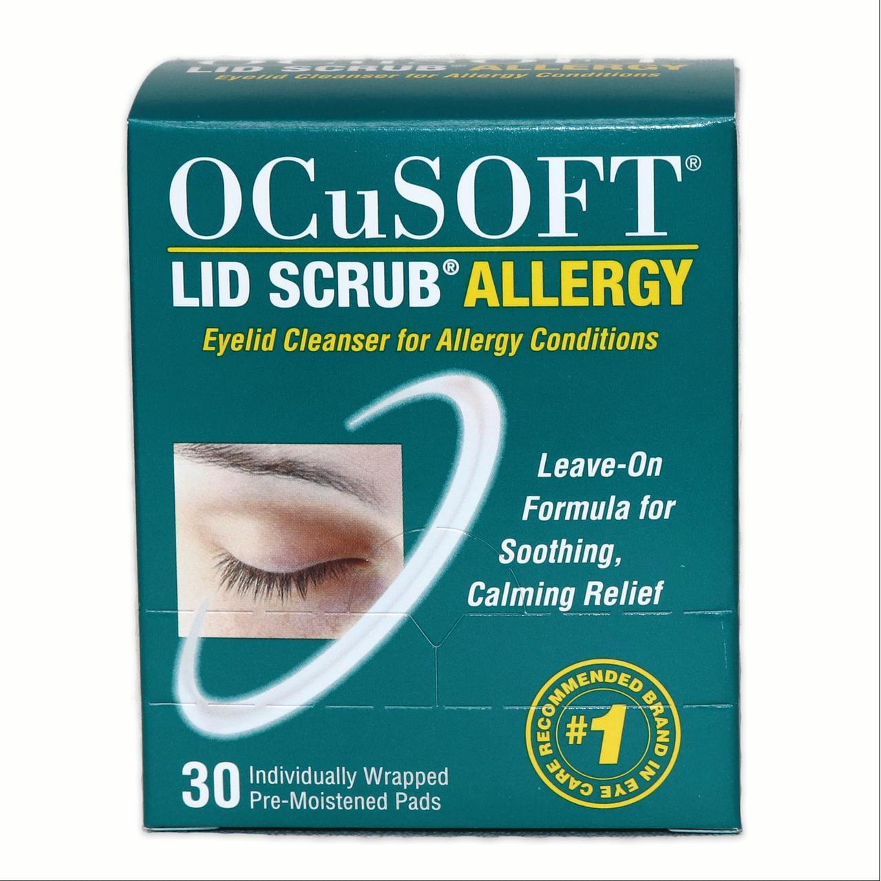 OCuSOFT Lid Scrub Allergy Eyelid Cleanser 30CT Walmart com OCuSOFT Lid Scrub Allergy Eyelid Cleanser 30CT Walmart com