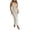 White, variant on Beach Cover Ups for Women Boho Crochet Knit Halter Neck Maxi Swim Cover-Up Dress, Casual Tunic Vacation