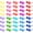 Multicolor, variant on 40 Pairs Rimless Shape Sunglasses Colorful Transparent Sunglasses Pentagram Glasses for Adult