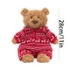 thumbnail image 3 of Jellycats Stuffed toys,Plush Bear with Red Plaid Pajamas Soft Stuffed Animal toy for Kids and Collectors, Ideal Gift for Both Children and Adults (Brown A), 3 of 6