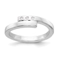 thumbnail image 1 of 925 Sterling Silver Diamond Ring, 1 of 9