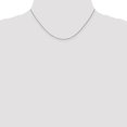 thumbnail image 4 of 10K White Gold Cable Chain Styles Necklace 1.1 mm Flat 16 inch, 4 of 4