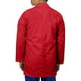thumbnail image 3 of Panda Uniform by HeedFit Men's 31" Lab Coat Custom Fit, 5XL, Red, 3 of 6
