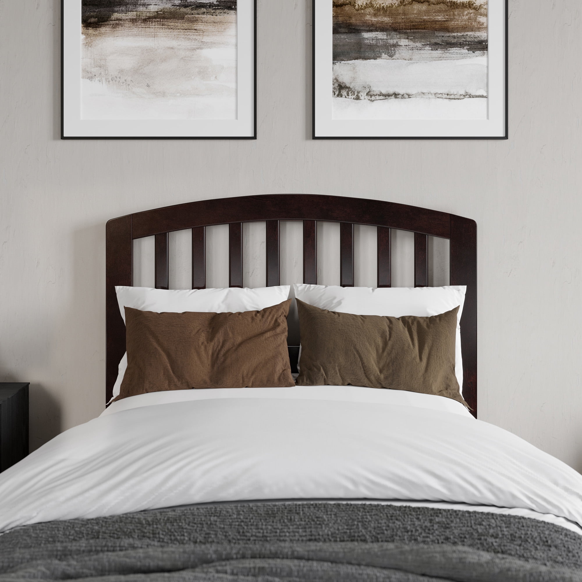 AFI Richmond Twin Solid Wood Headboard, Espresso