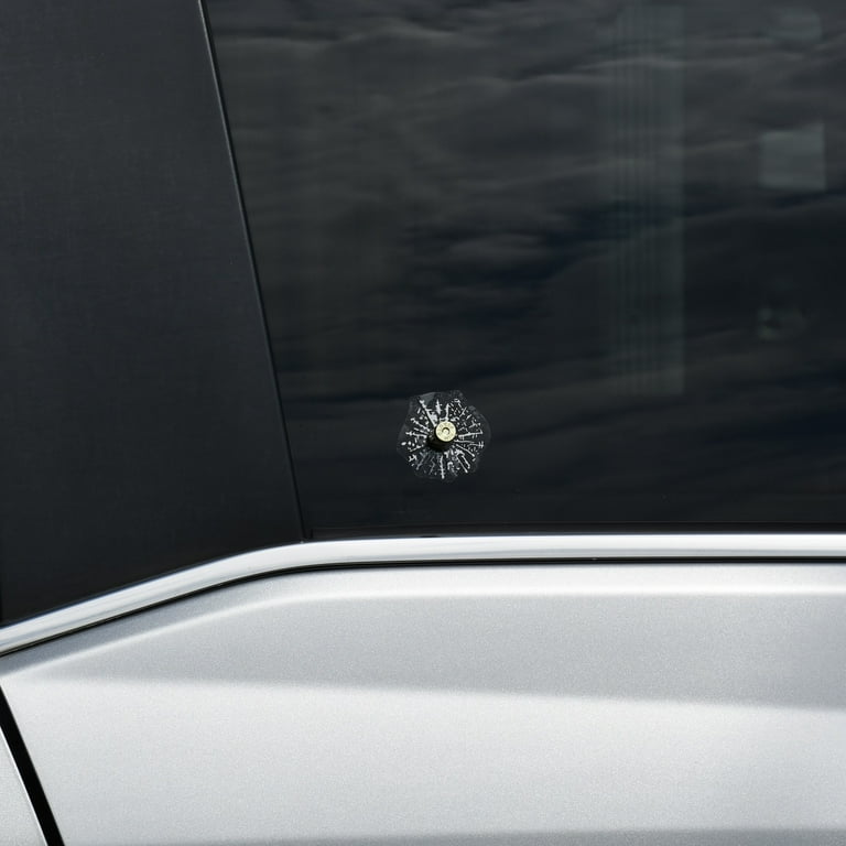 2x Realistic Bullet Holes Vinyl Sticker Decal Car Truck Auto - Foto 7
