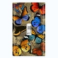 thumbnail image 1 of Metal Light Switch Plate Outlet Cover (Tan Damask Butterfly Party BUT002), 1 of 14