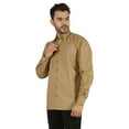 thumbnail image 4 of Bestman Solid Formal Button Down Shirt For Men Long Sleeve With Patch Pocket Business Wear, 4 of 7