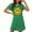 QR1-Green##Halloween Costumes, variant on Meichang Short Sleeve Nightgown for Women Women's Halloween Nightgown Sleepwear Tshirt Dress Halloween Print Sleepshirt Summer Fall Crew Neck Loose Nightshirts